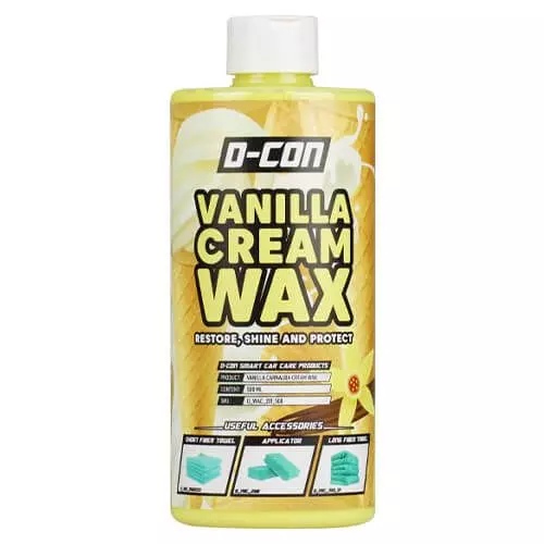 D Con Vanilla Creme Carnauba Wax