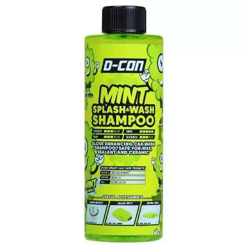 D con mint splash en wash shampoo